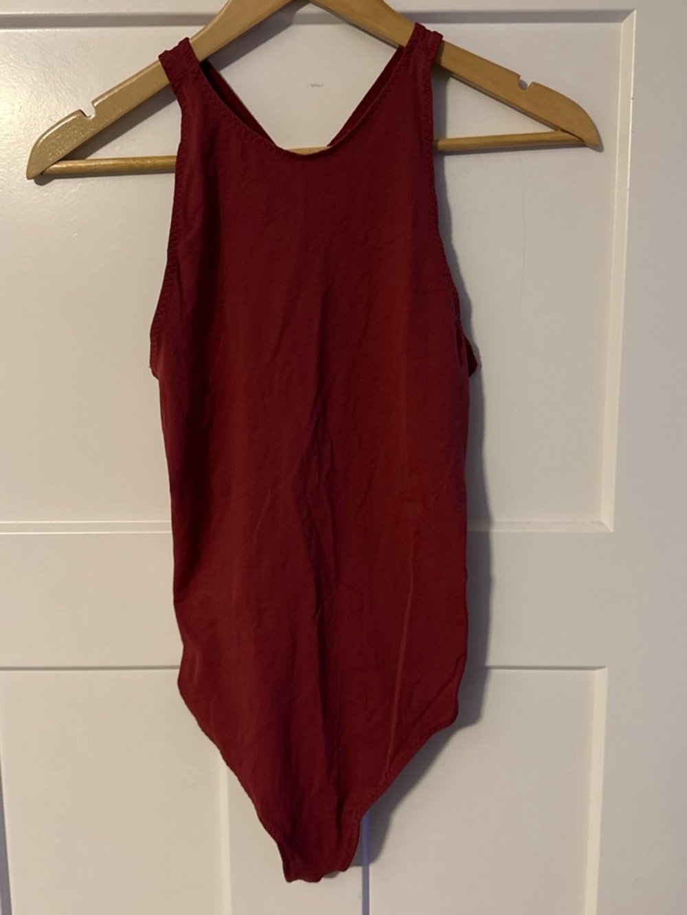Free People Women’s Tank Bodysuit - Burgundy
